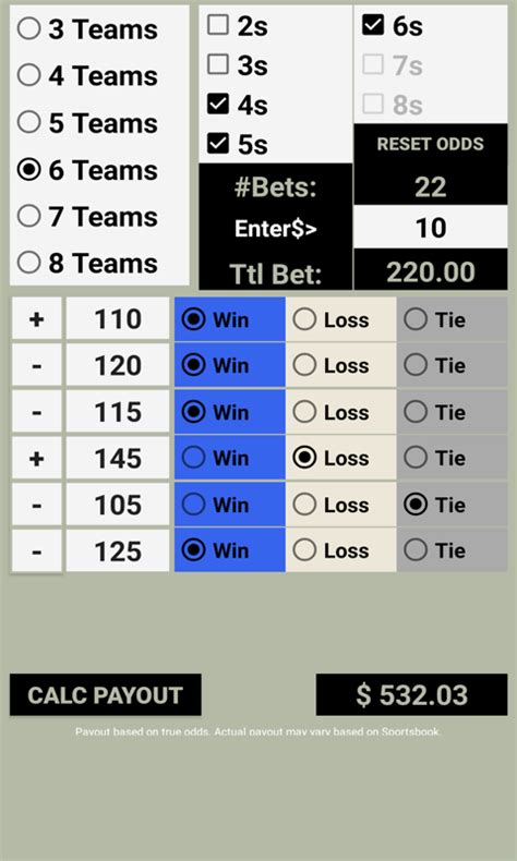 bet calculator round robin|Round Robin Bet Calculator .